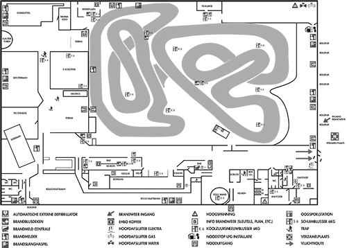 Evacuatieplan Jimmy's Speelparadijs