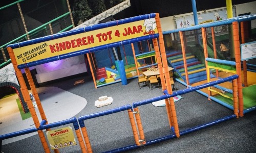 Peuterhoek van Jimmy's Speelparadijs waar de jongste kinderen kunnen spelen